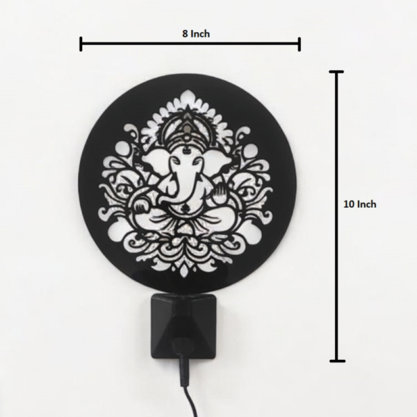 Ganesha Wall Hanging LED Light Lamp