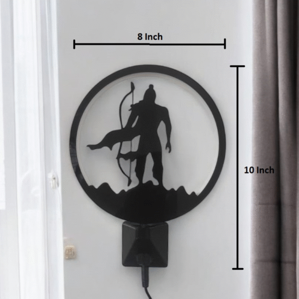 Lord Shri Ram LED Wall Decor Light