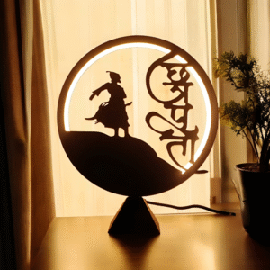 Shivaji Maharaj LED Light Night Table Lamp